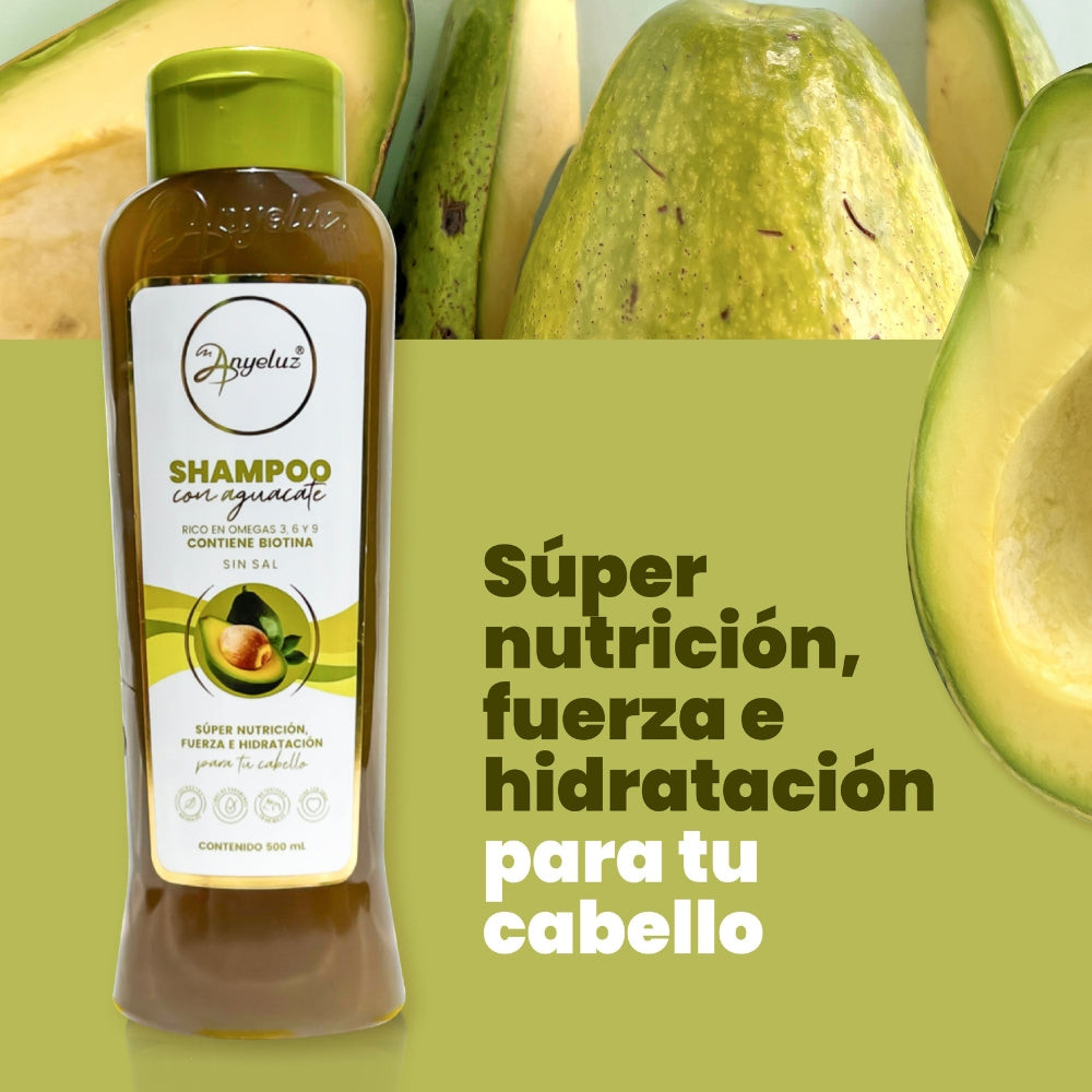 🥑 Shampoo de Aguacate – Anyeluz