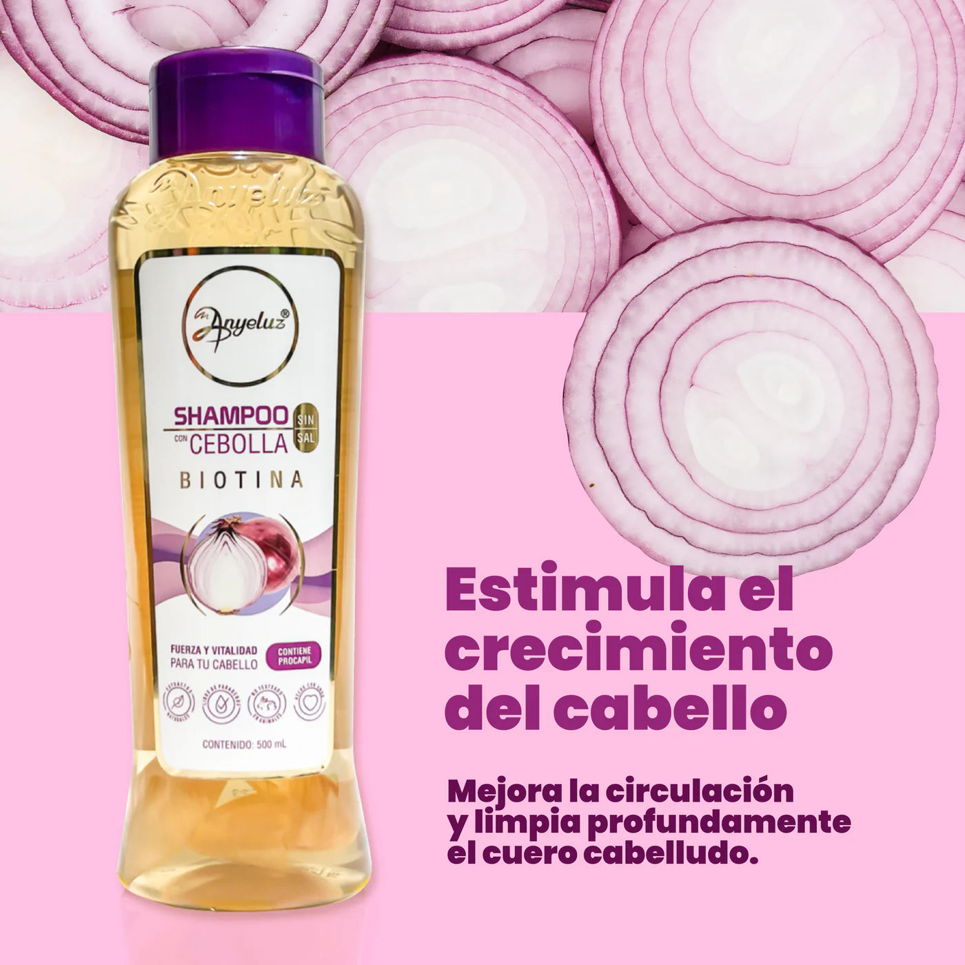 Shampoo Anyeluz - Crecimiento Intensivo (Mayoristas)