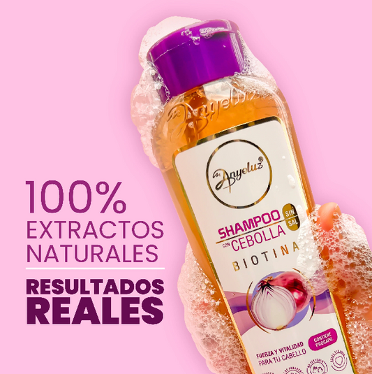 🧴 Shampoo de Cebolla Natural – ANYELUZ