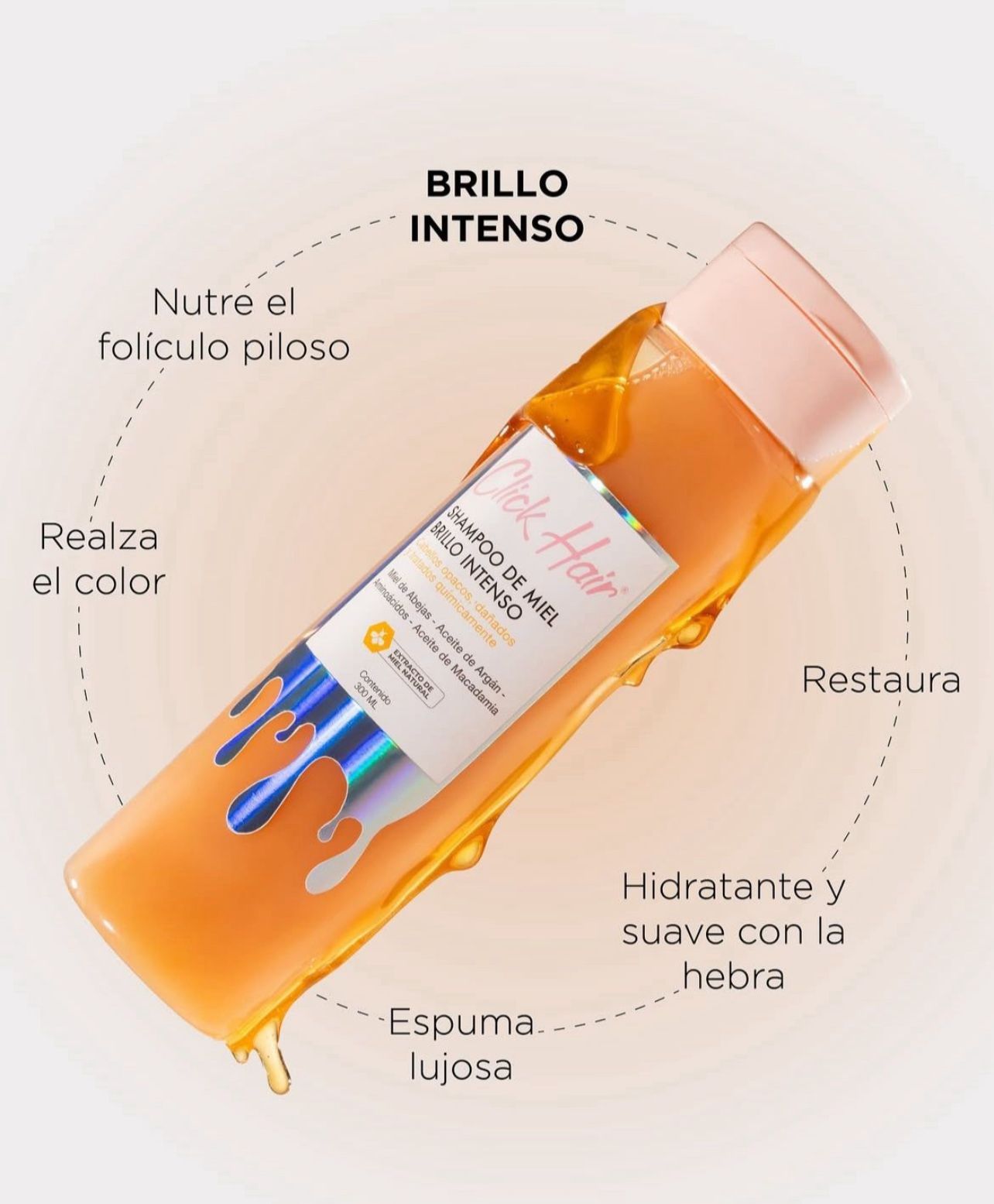 ✨ Shampoo de Miel – Click Hair ✨